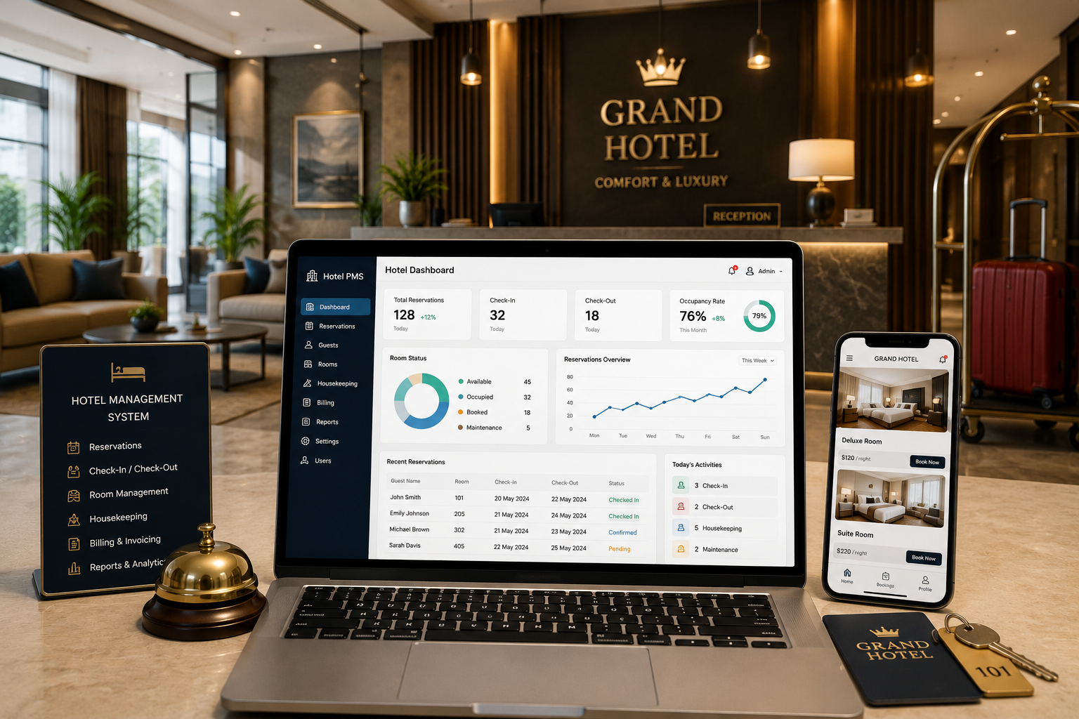 Galaxy Technologies Solutions Hotel Management Software