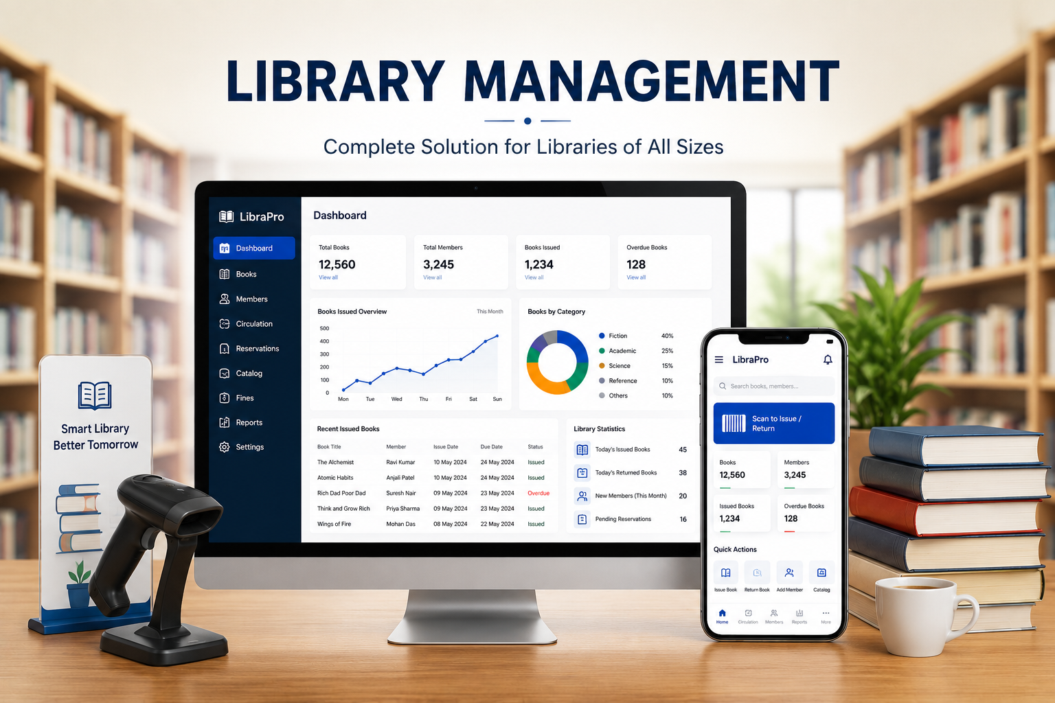Galaxy Technologies Solutions Library Management Software